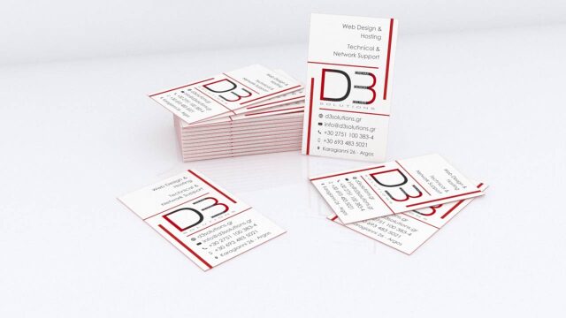 Business Card - D3 Solutions - Zamanis